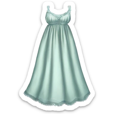 Vintage night gown sticker