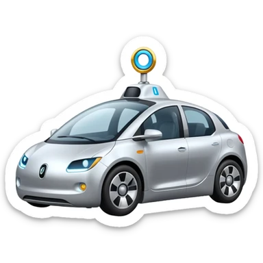self driving car sticker