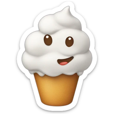 Coração de sorvete sticker