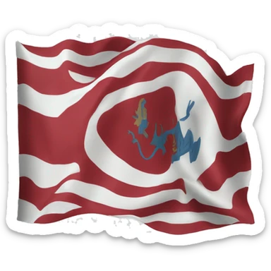 The flag of Aryamhar emperor sticker