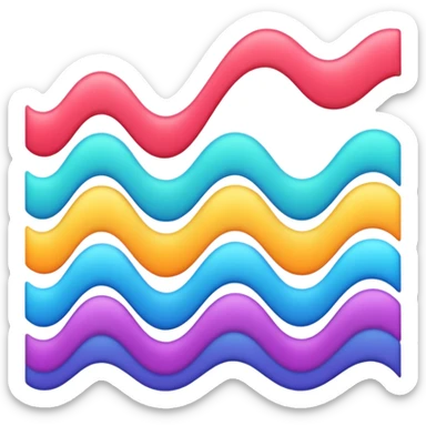 sound waves sticker