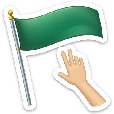 🚩 turn this into green sticker