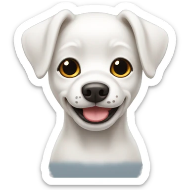 small dog breed alabai sticker