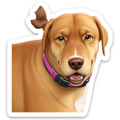 funny dog collar meme sticker