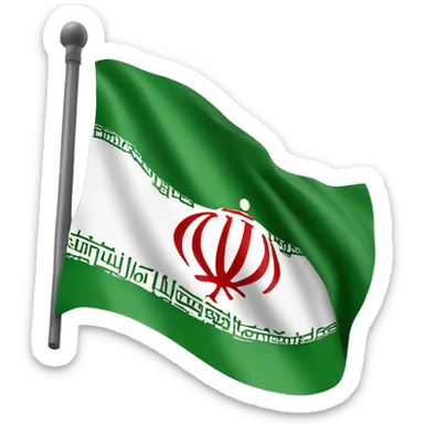 I want to create emoji with iran flag in 1970 sticker