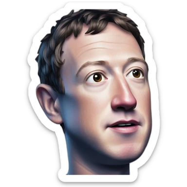 in a clash of code with Mark Zuckerberg and Elon Musk sticker