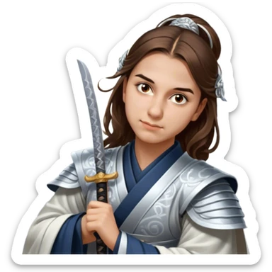 Moonlit Samurai sticker