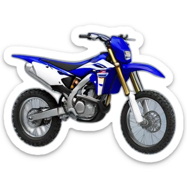 Motocross yamaha sticker