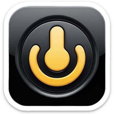 Power Button On sticker