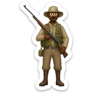 Goose hunting sticker