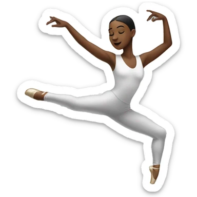 Contemporary dancer sticker
