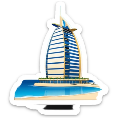 Burj al arab  sticker