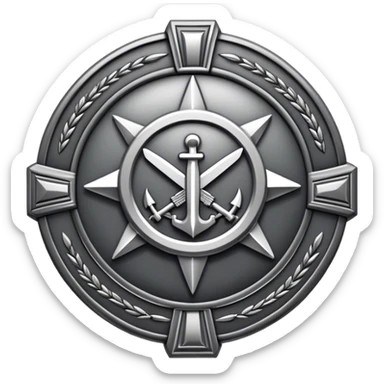 sketch of a military badge
 sticker