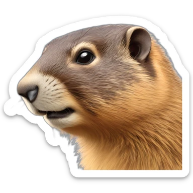 serbian marmot sticker