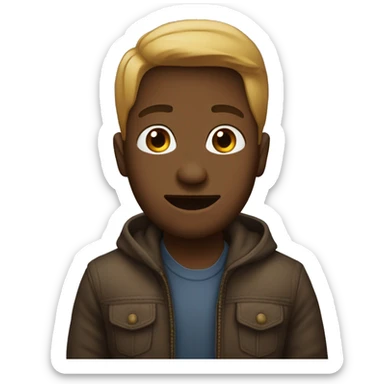 Черная такса с коричневым пятнышком  sticker