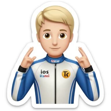 George Russel T pose sticker