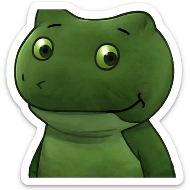 Hello Kitty, smiling ￼ sticker