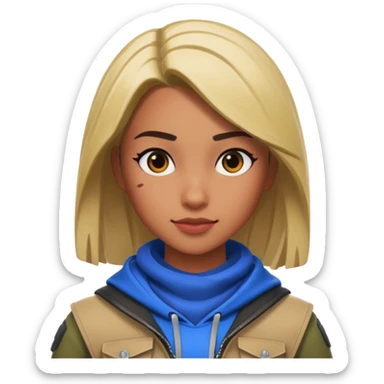 rubi estivant in fortnite sticker