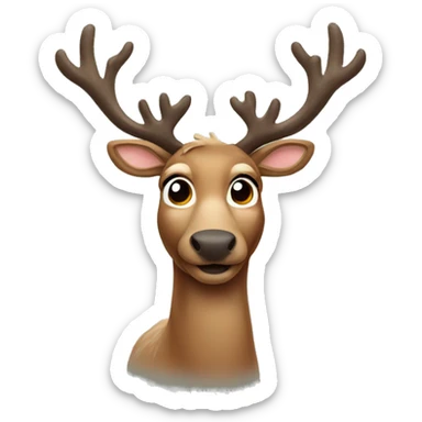 reindeer  sticker