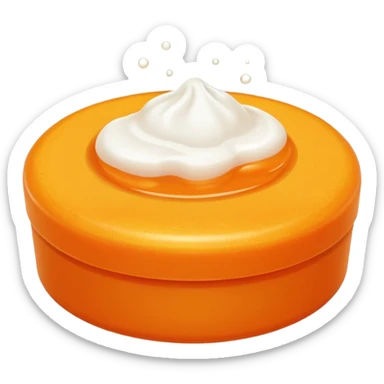 orange soap sticker