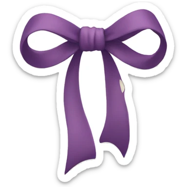 Bow sticker