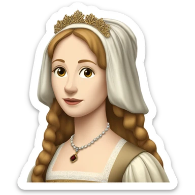 Catherine Howard detailed pretty sticker