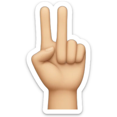 finger pointing me sticker