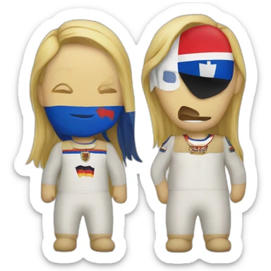 Slovakia with Germany  sticker