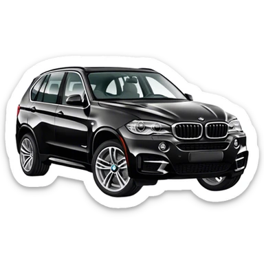 Black bmw x5 sticker