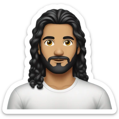 GUSTAVO-REYNOSO-STRAIGHTHAIR-BLACKEDHAIR sticker
