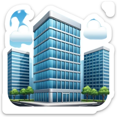 Office building sticker