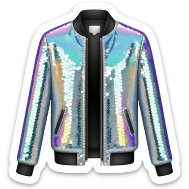 sparkling jacket sticker