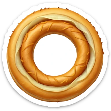onion ring sticker