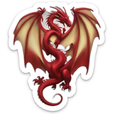 Dru hill logo dragon sticker