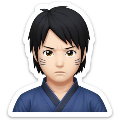 Sasuke on pose sticker