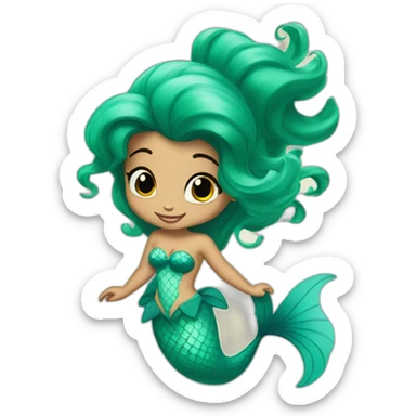 ariel the little mermaid sticker