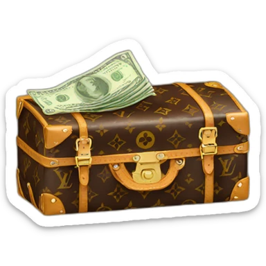 Louis Vuitton money sticker