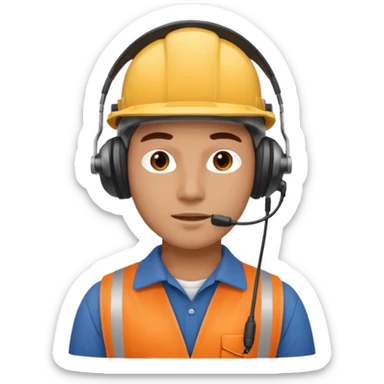 Technicians with Semi-Visual Face(one person) sticker