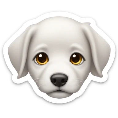 Border colie puppy  sticker