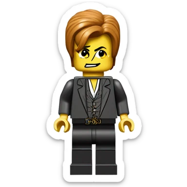 DAVID BOWIE lego full body sticker