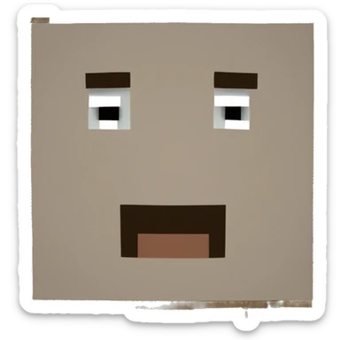 Bloque de tierra de Minecraft  sticker