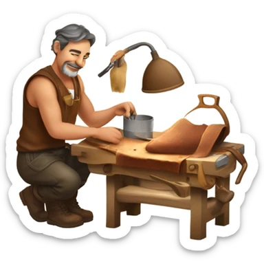 Master of tanning sticker