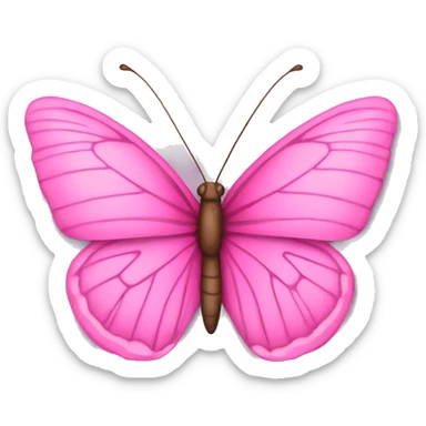 pink butterfly printabale sticker