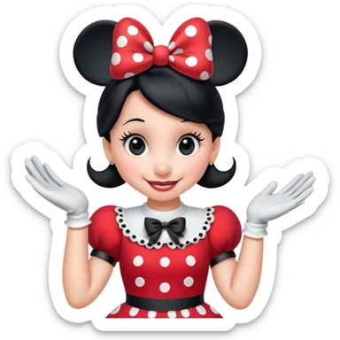 minnie mouse sticker