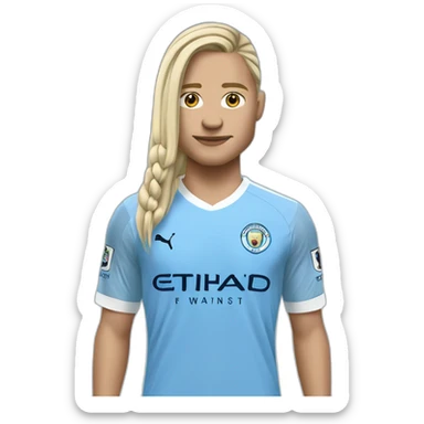 haaland mancity sticker