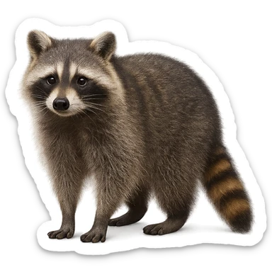 Raccoon sticker
