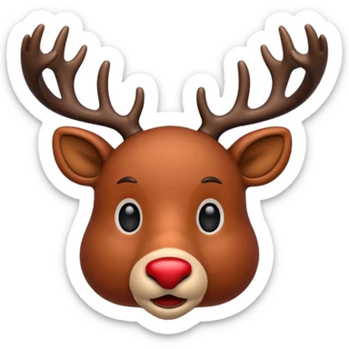 Rudolph sticker