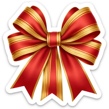 A Cozy Vintage Ribbon sticker