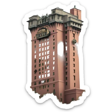 Disney Hollywood studios tower of terror sticker