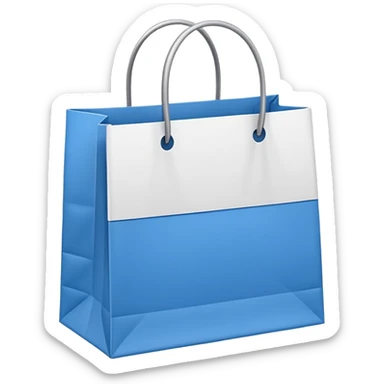 Icon for shopping bag for online site sticker